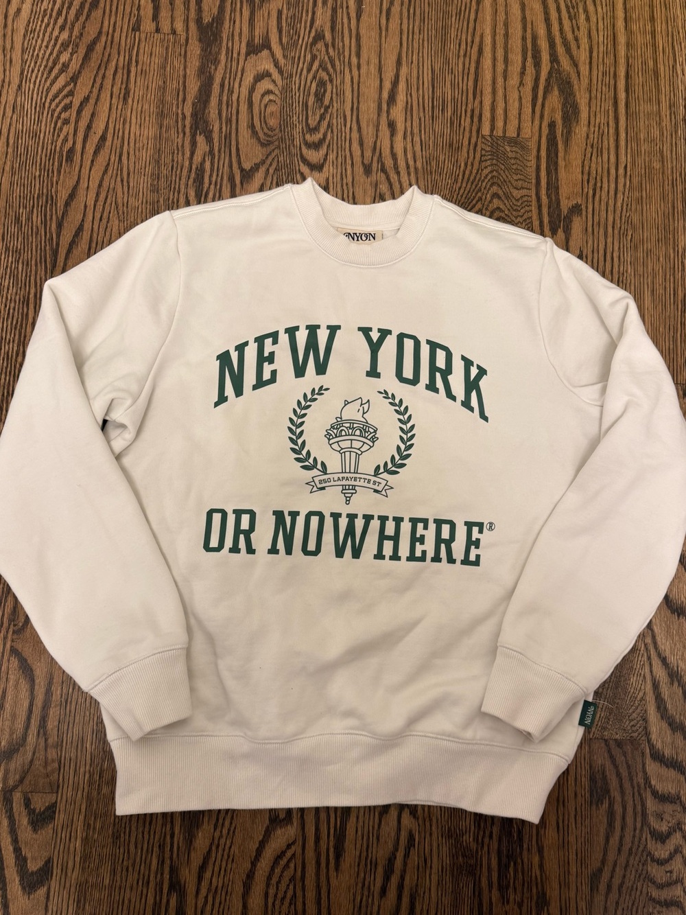 NYON university crew sweatshirt